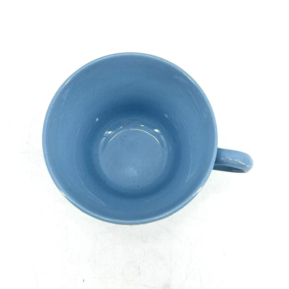 Wedgwood Etruria Queensware Blue Lavender Embossed Grapevine Smooth Edge Tea Cup